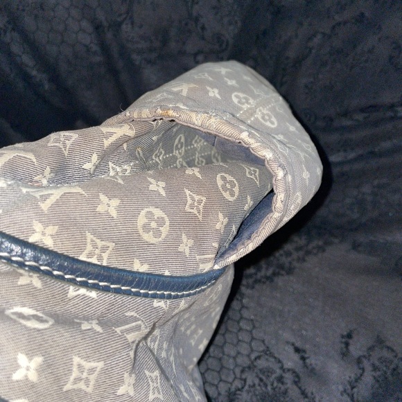 Louis Vuitton Idylle Encre Lin Monogram Grey Canvas Hobo - Picture 10 of 11